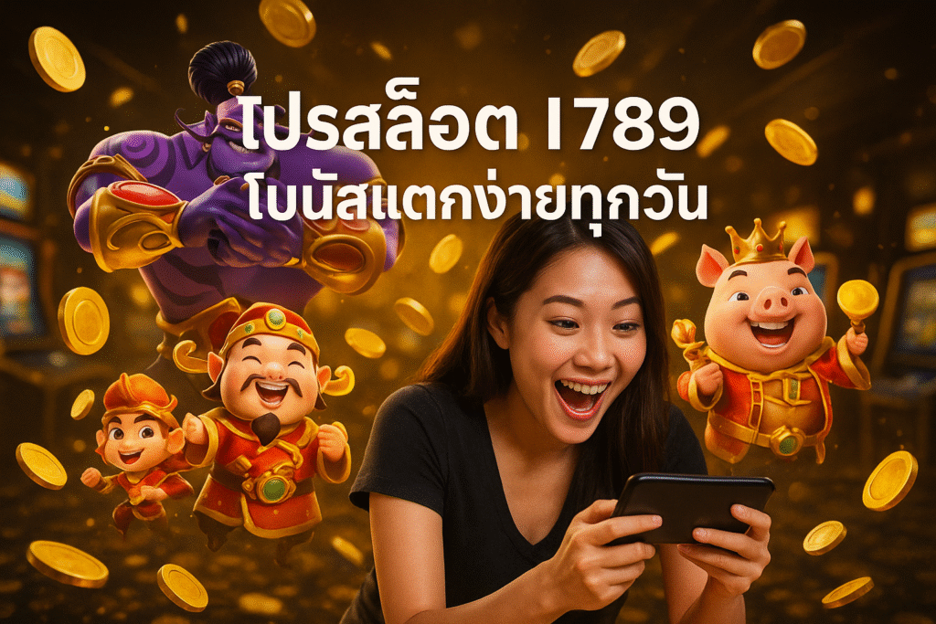 โปรสล็อต I789 โบนัสแตกง่ายทุกวัน