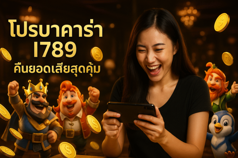 โปรบาคาร่า I789 คืนยอดเสียสุดคุ้ม
