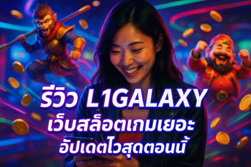 รีวิว L1GALAXY เว็บสล็อตเกมเยอะ อัปเดตไวสุดตอนนี้